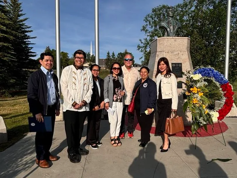 In celebration of the 164th Anniversary of the birth of Dr Jose Rizal, Philippine Consulate General in Calgary