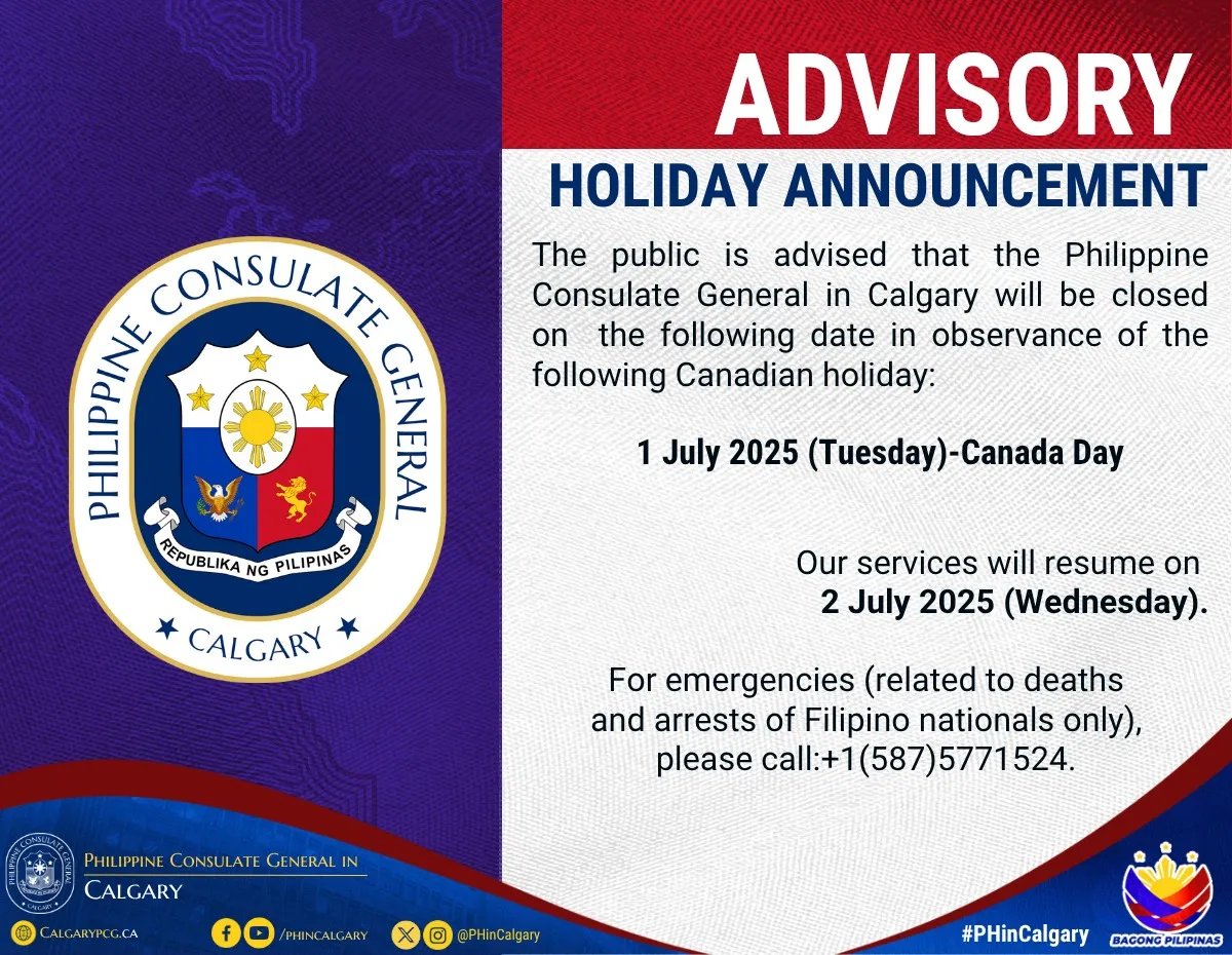 Holiday Announcement: 1 July 2025 (Tuesday) – Canada Day